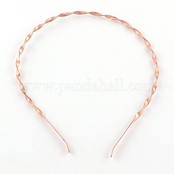 Eisen Haar-Accessoire Zubehör, Haarband Zubehör, Rotguss Farbe, 120 mm