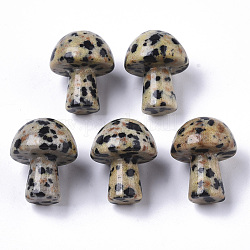 Натуральный далматинский камень яшма гуаша, инструмент для массажа со скребком гуа ша, для спа расслабляющий медитационный массаж, неокрашенными, грибовидный, 21x16 мм