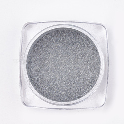 Camaleonte cambia colore chiodo in polvere cromato, effetto specchio brillante, grigio, 29x29x14.5mm