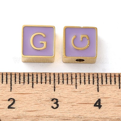 Эмалированные бусины из нержавеющей стали 304 STAS-L022-293G-G-1