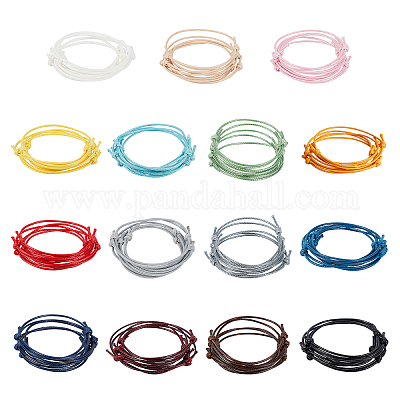Shop PandaHall Waxed Polyester Cord Bracelet String for Jewelry
