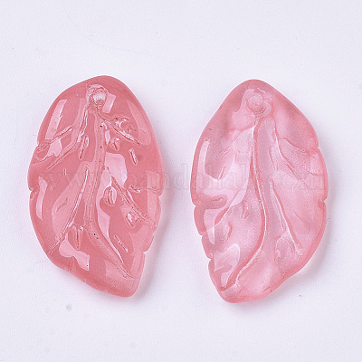 Прозрачный лак окрашенные стеклянные подвески X1-GLAA-T013-02-C04-1