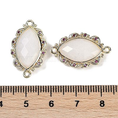 Натуральный кварцевый кристалл ограненные конский глаз звенья G-B126-02G-05-1