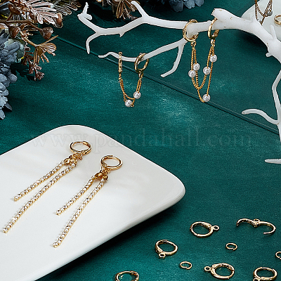 Латунная фурнитура Leverback для серег KK-PH0012-67-1