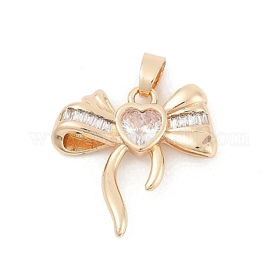 Латунные микро проложить кубического циркония подвески KK-U051-03G-1