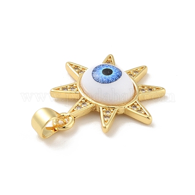 Латунные микро проложить кубического циркония подвески KK-B059-46G-B-1