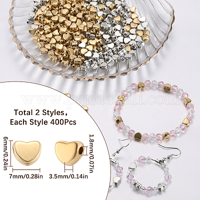 800шт 2 цвета пластиковые бусины ccb CCB-SC0001-12-1