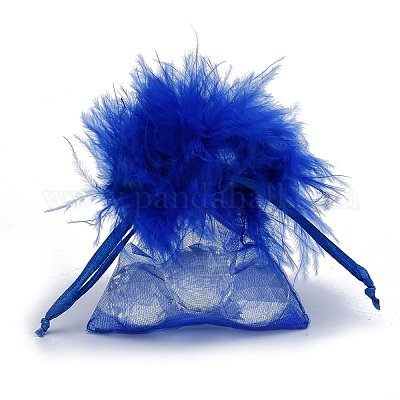 Feather organza best sale bags wholesale