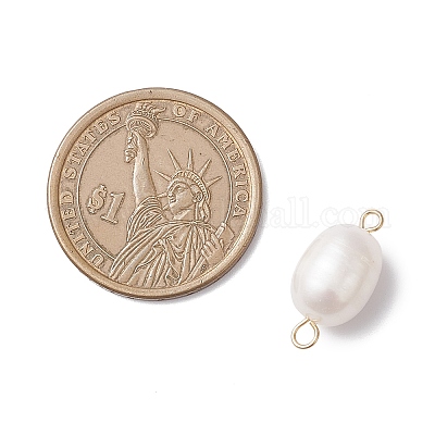 Натуральные культивируемые пресноводные жемчужные звенья PALLOY-JF04384-01-1