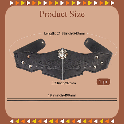 Ленты для шляп из искусственной кожи DIY-WH20013-92A-1