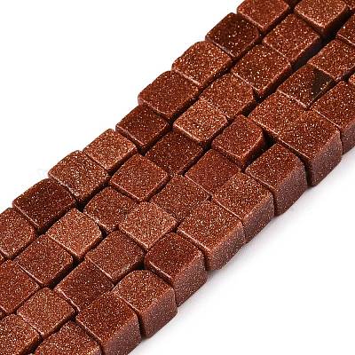 Синтетические голдстоуновские бисер пряди G-T139-6x6-18A-1