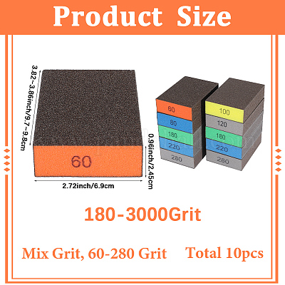 10 шт. шлифовальная губка TOOL-SP0001-04-1