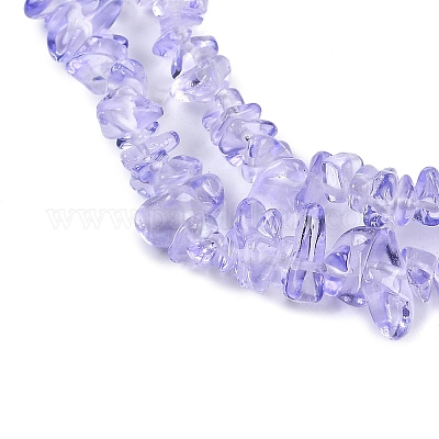 Прозрачные стеклянные бусины GLAA-Z009-01G-1