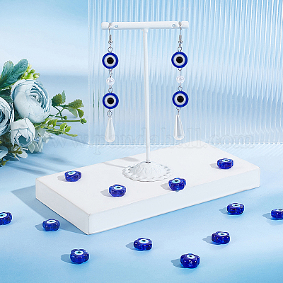 400 шт. бусины из смолы от сглаза RESI-DC0001-22-1