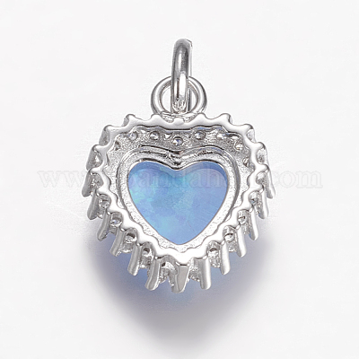 Латунные микро проложить кубического циркония подвески ZIRC-G141-01P-A-1