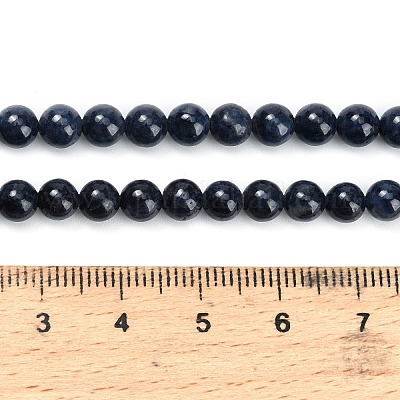 Натуральные сапфировые бусинки G-L631-A02-5-6mm-1