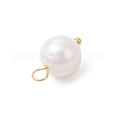 Круглые подвески из натурального культивированного пресноводного жемчуга PALLOY-JF04193-01-1