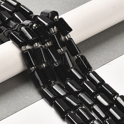 Природные обсидиана бисер нитей G-N327-06-01-1