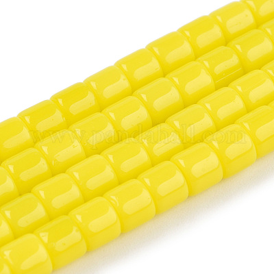 Opachi fili di perline di vetro solido&nbsp;GLAA-N047-09-F03-1