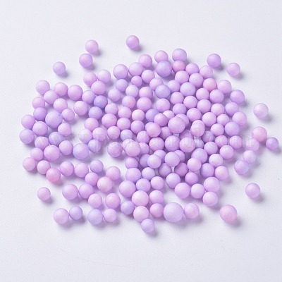 Small Foam Balls, Round, DIY Craft for Home, School Craft Project, Pink,  3.5~6mm, 7000pcs/bag