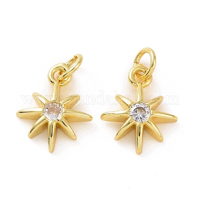 Латунь подвески циркония кубической KK-E068-VF039-1