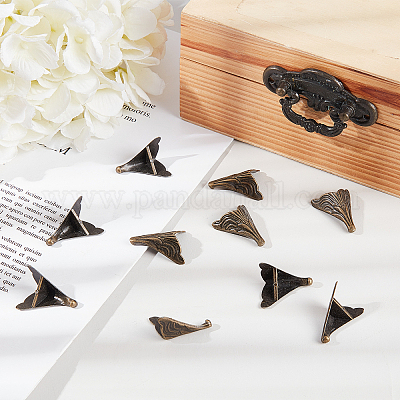 Винтажный угловой протектор коробки из сплава FIND-FH0001-23AB-RS-1