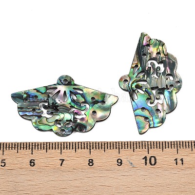 Подвески из акриловых ракушек OACR-B039-02-1