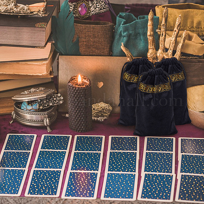 Прямоугольные бархатные сумки на шнурке TP-WH0007-23-1