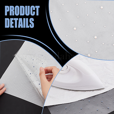 Блестящий лист со стразами для исправления DIY-WH0308-441A-1