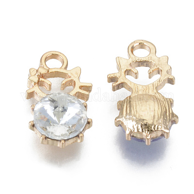 Литые стразами подвески PALLOY-T073-02C-RS-1