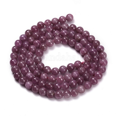 Натуральные рубиновые бисерные пряди G-L631-A01-4mm-A-1