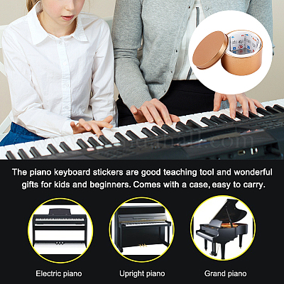 Ahandmaker autocollants amovibles pour clavier de piano pour débutants en  gros pour création de bijoux 