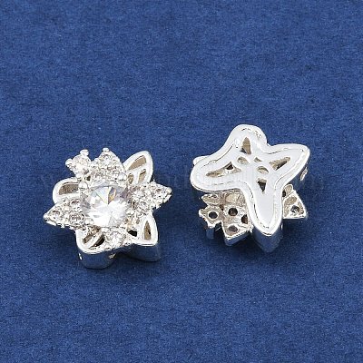 Многожильные звенья из латуни с паве из кубического циркония ZIRC-F145-02S-02-1