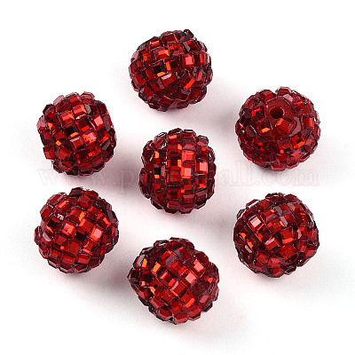 Акриловые стразы бусины OACR-D307-01J-20MM-1