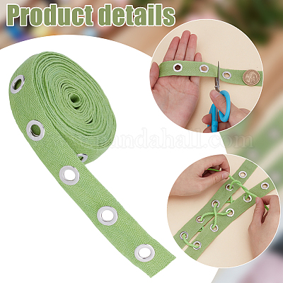 Хлопковые ленты с рисунком «елочка»&nbsp;OCOR-WR0001-55B-1