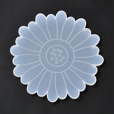 Flower Coaster Resin Molds, 1 Pcs Large Silicone Petals Tray Mold