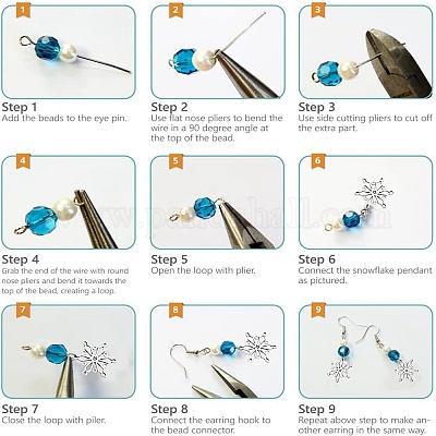 DIY серьги решений DIY-SC0004-48-1