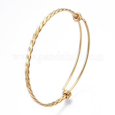 Ионное покрытие (ip) регулируемый браслет из нержавеющей стали 304 STAS-I066-01A-G-1