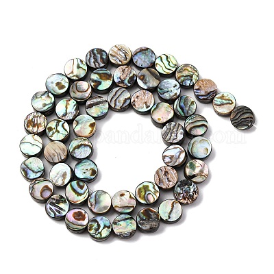 Природные пауа бусы нити BSHE-ZX006-09C-1