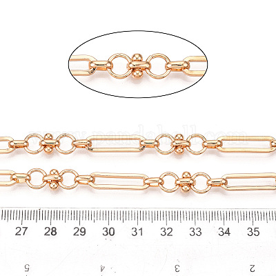 Железные цепи с овальными и круглыми звеньями CH-N004-04KCG-1