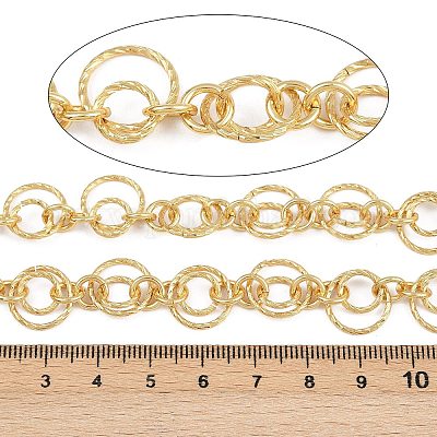 Латунные текстурированные кольцевые цепи CHC-L054-19G-1