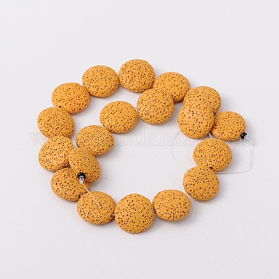 Синтетические бусины из вулканической лавы G-N0103-13-1