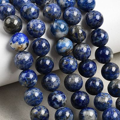 Natürlicher Lapislazuli Perlenstränge&nbsp;G-G344-A09-8mm-1