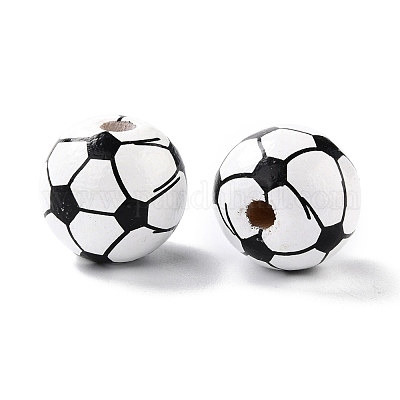 Природных шарики древесины&nbsp;WOOD-K006-A01-1