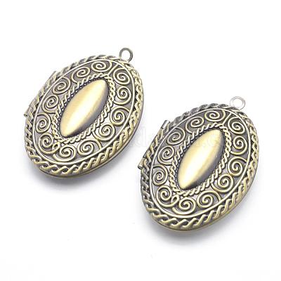 Подвески латуни медальон KK-F717-05AB-NR-1