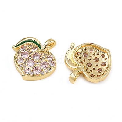 Латунные микро проложить кубического циркония подвески KK-C114-17G-1