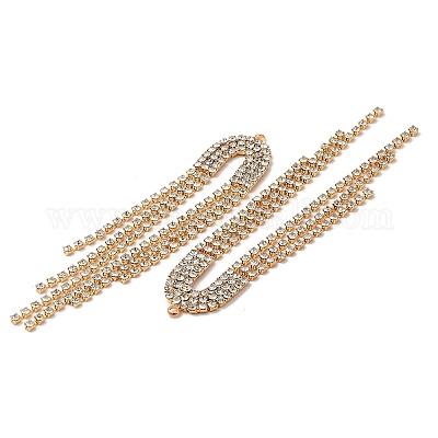 Подвески из латуни с микропаве и кубическим цирконием KK-B074-61G-1