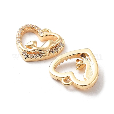 Стойки обшивки латунь микро проложить Циркон подвеску KK-K333-92G-1