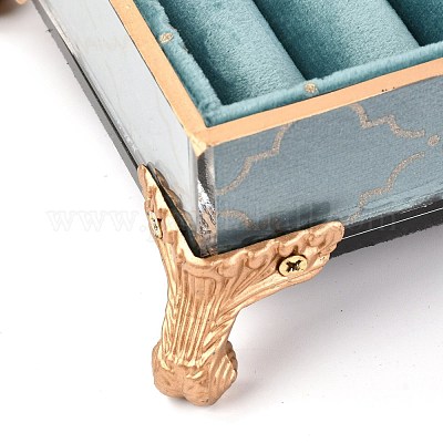 Стенд для демонстрации украшений из фланелеты и деревянного прямоугольника ODIS-A010-13-1