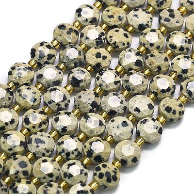 Природные яшмы далматин бисер нитей G-C116-A31-02-1